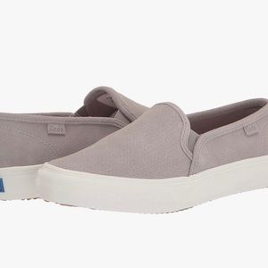 NEW Keds Double Decker Perf Suede Slip On Sneaker